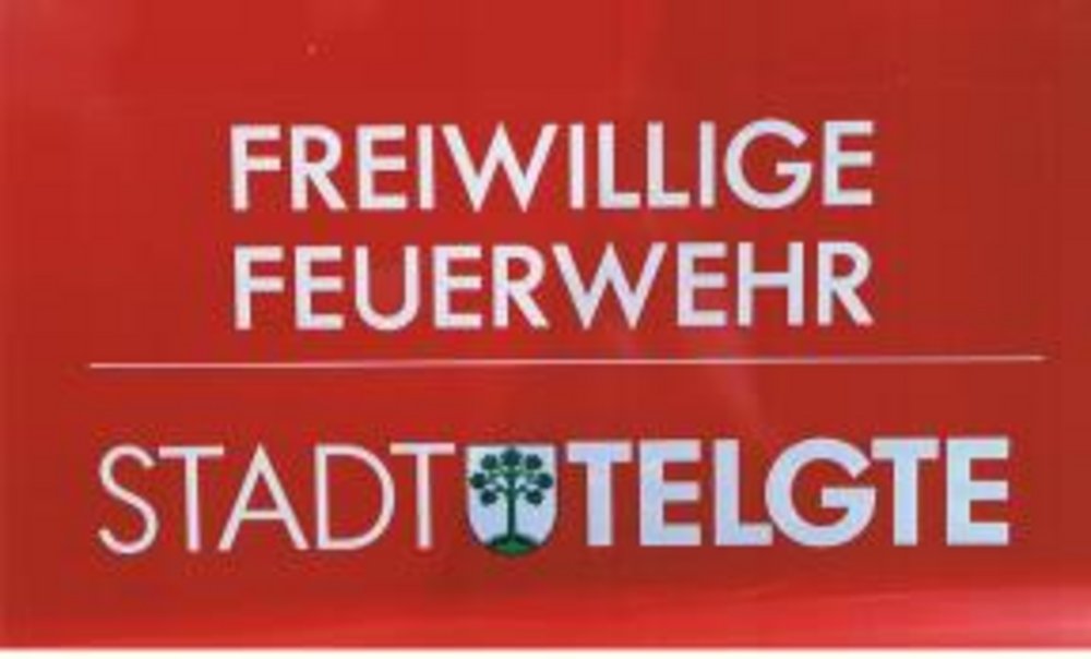 Türbeschriftungen an den Einsatzfahrzeugen Freiwillige Feuerwehr Stadt Büdelsdorf Freiwillige Feuerwehr Stadt Telgte