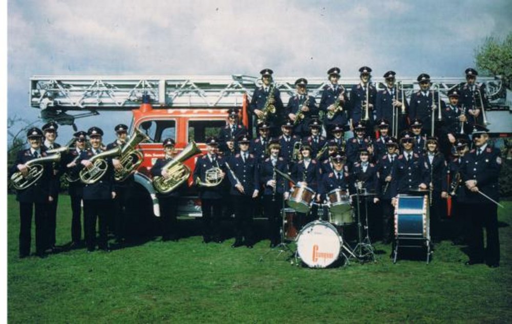 Der „Musikzug der Freiwilligen Feuerwehr Telgte“ zum 40-jährigen Bestehen