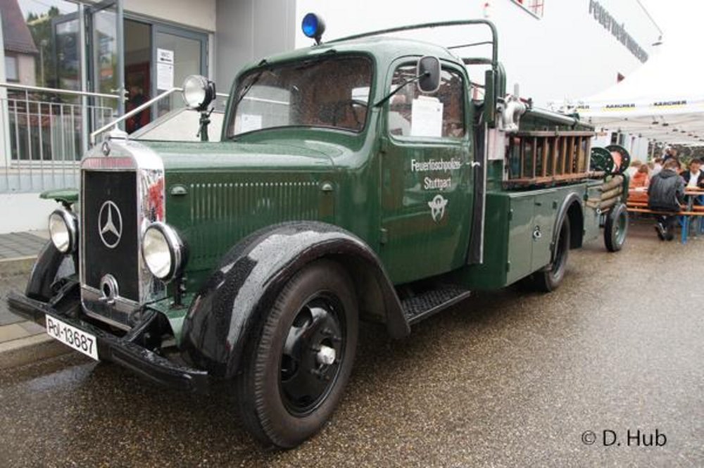 Dieses Fahrzeug steht im Feuerwehrmuseum Winnenden (BW). Foto: Dietrich Hub