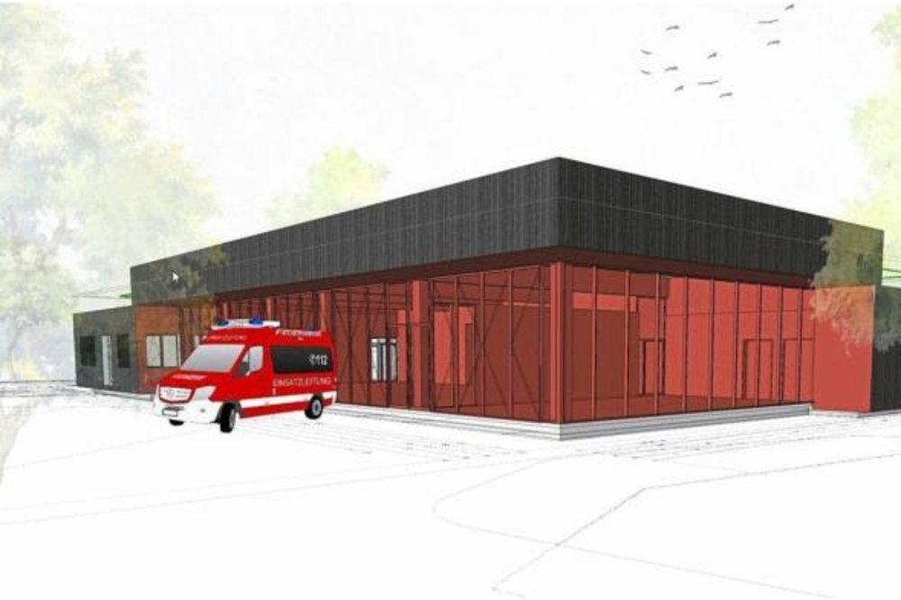 Straße, umfasst 6000 m 2 . Es liegt