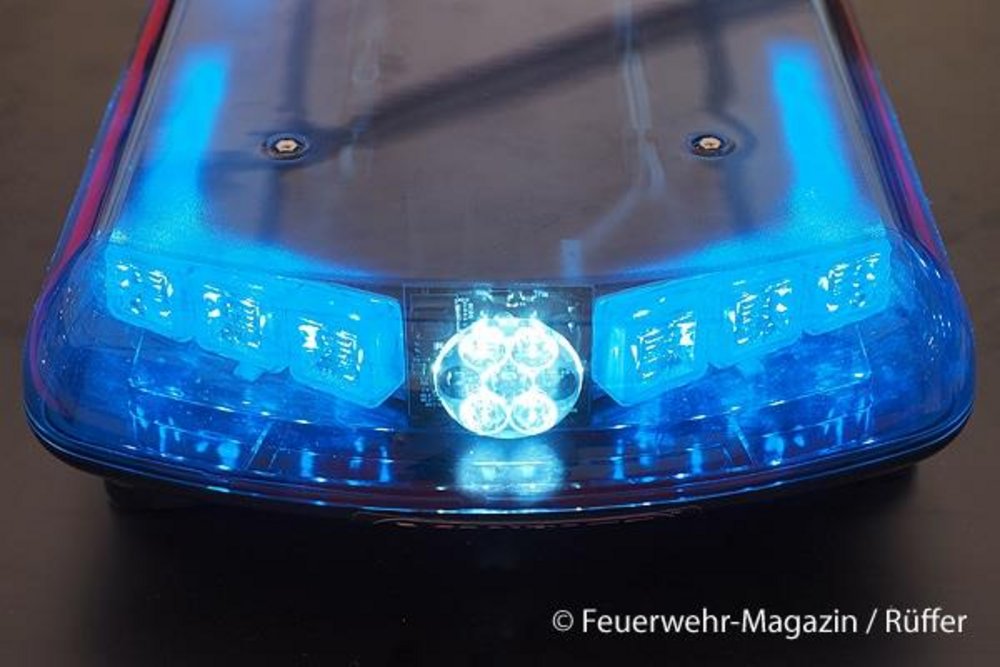 Integriertes Blaulicht mit LED – Modulen. Foto: O. Preuschoff